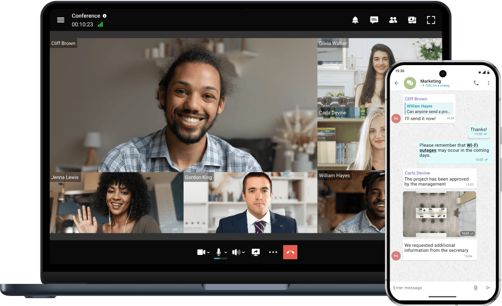 Experience the benefits of TrueConf Server now!