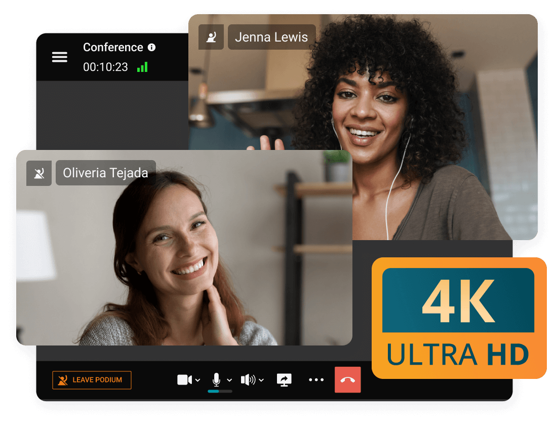 Video Meetings in 4K Video Meetings in 4K