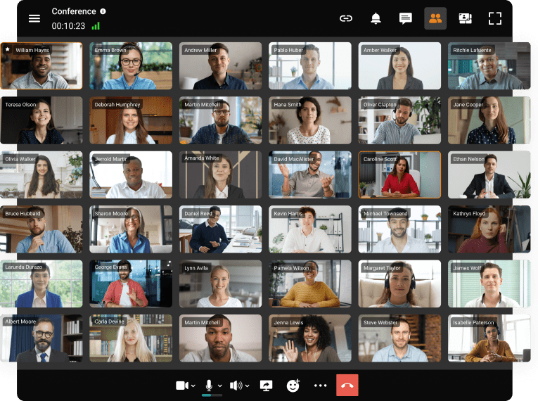 Up to 2,000 Participants in the Conference Up to 2,000 Participants in the Conference